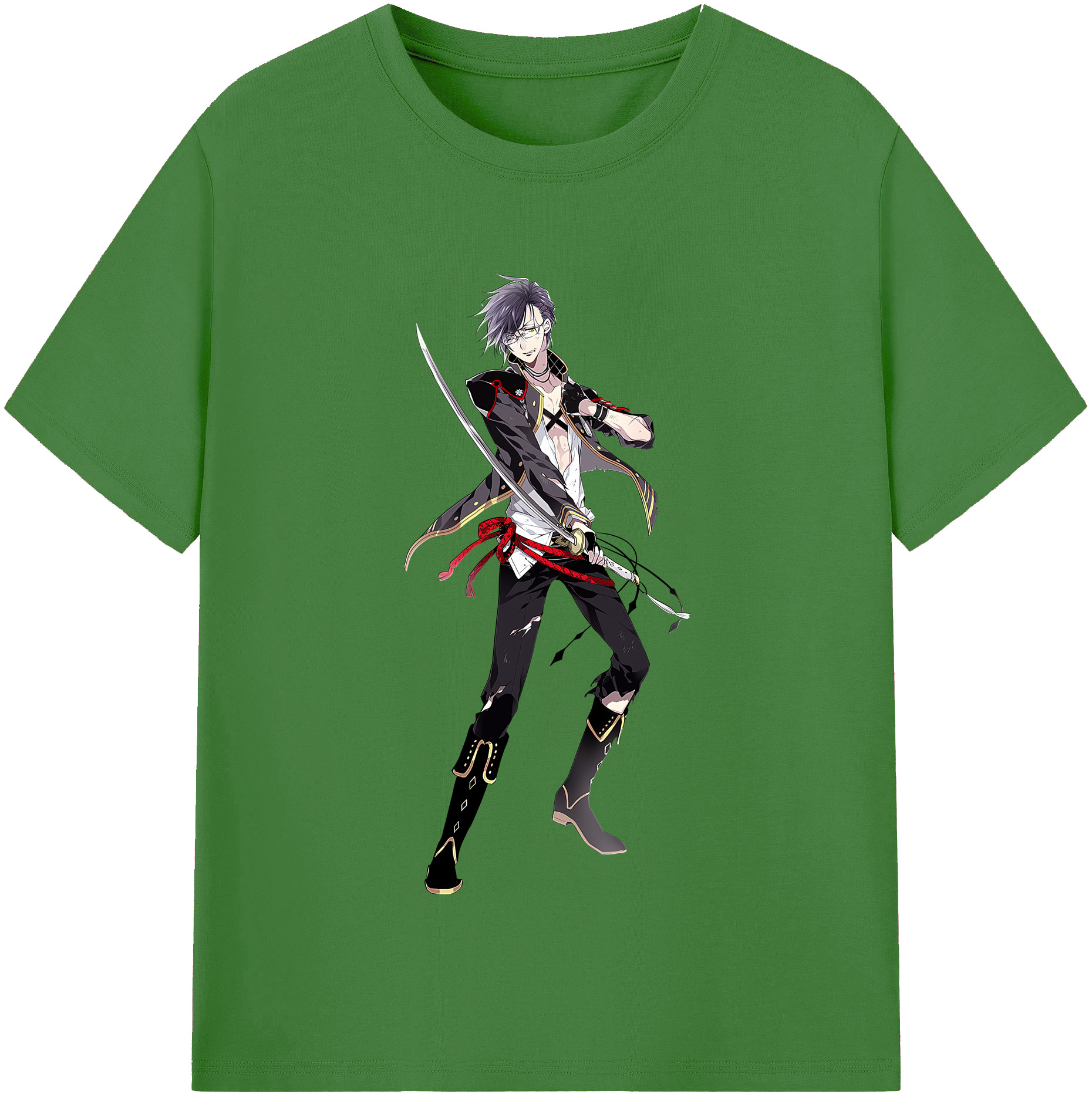 （画像用） 刀剣乱舞 Touken Ranbu レディースカジュアルプリントTシャツ（綿100％）